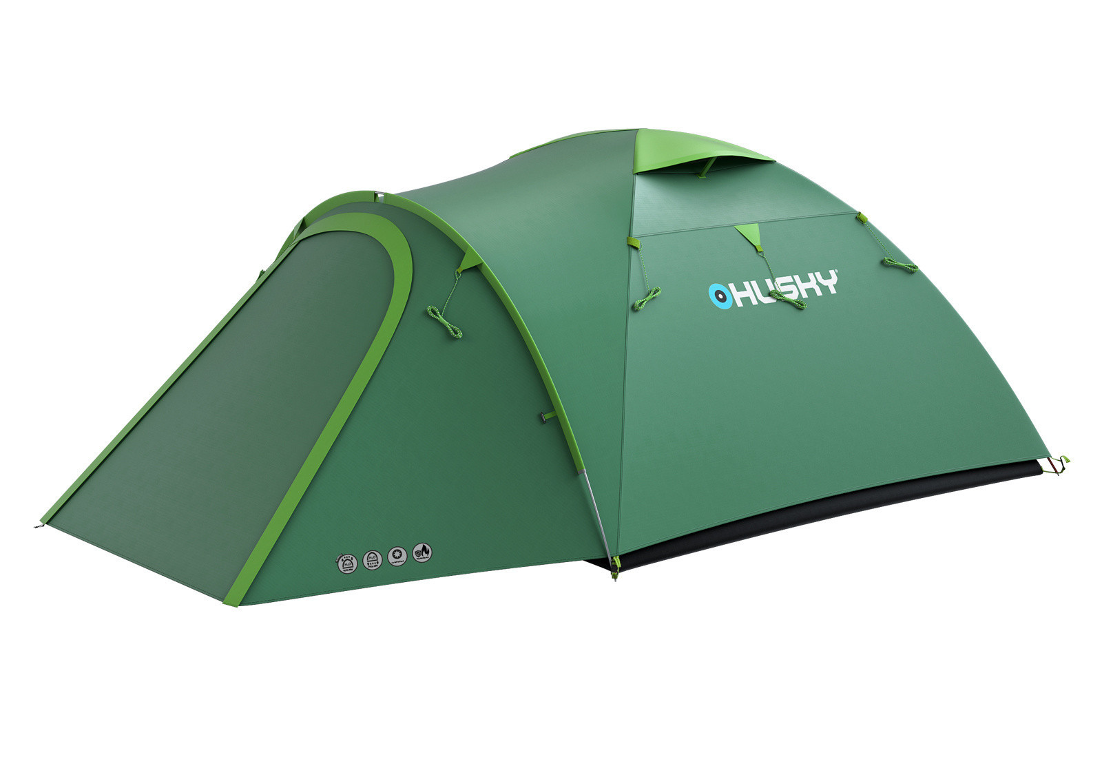 Husky Stan Outdoor   Bizon 4 plus zelená Velikost: UNI 8592287057379