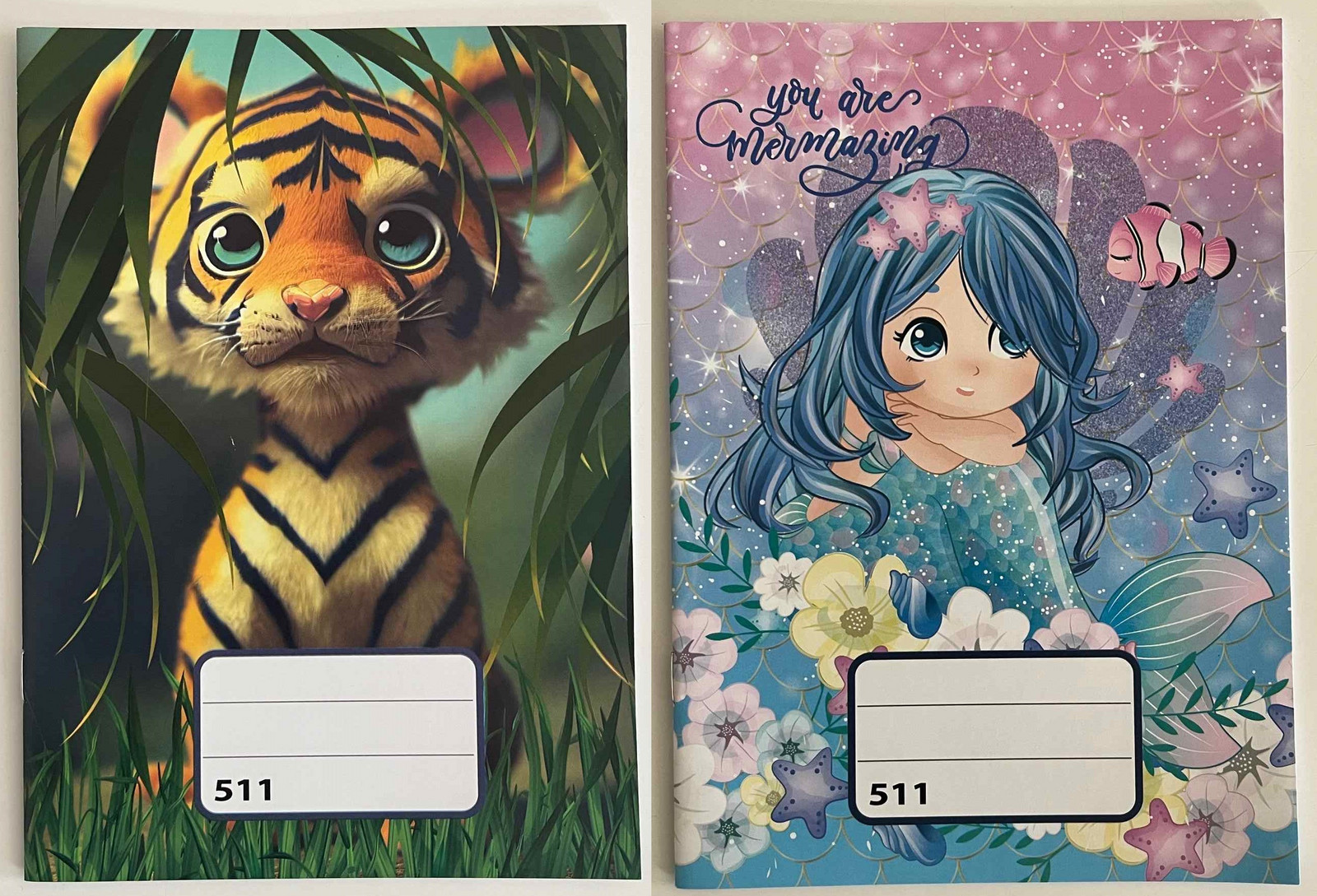 Sešit (511) A5 linkovaný, 10l, MIX