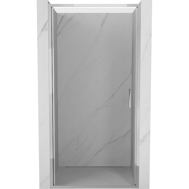 MEXEN Exo sprchové dveře křídlové 85 cm, transparent, chrom 817-085-000-01-00