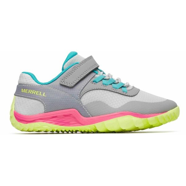 Merrell TRAIL GLOVE 7 A/C Dětské barefoot trekové boty, šedá, velikost 35