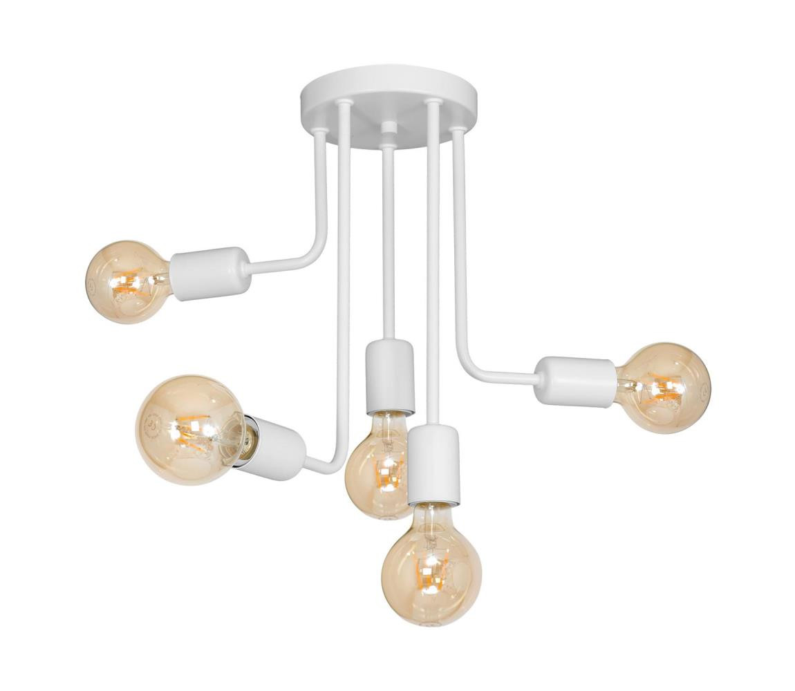 Lustr na tyči CANDELA 5xE27/60W/230V