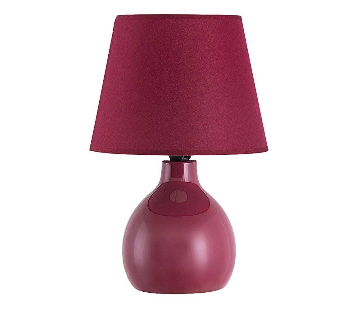 Rabalux Rabalux 4478 - Stolní lampa INGRID 1xE14/40W/230V vínová