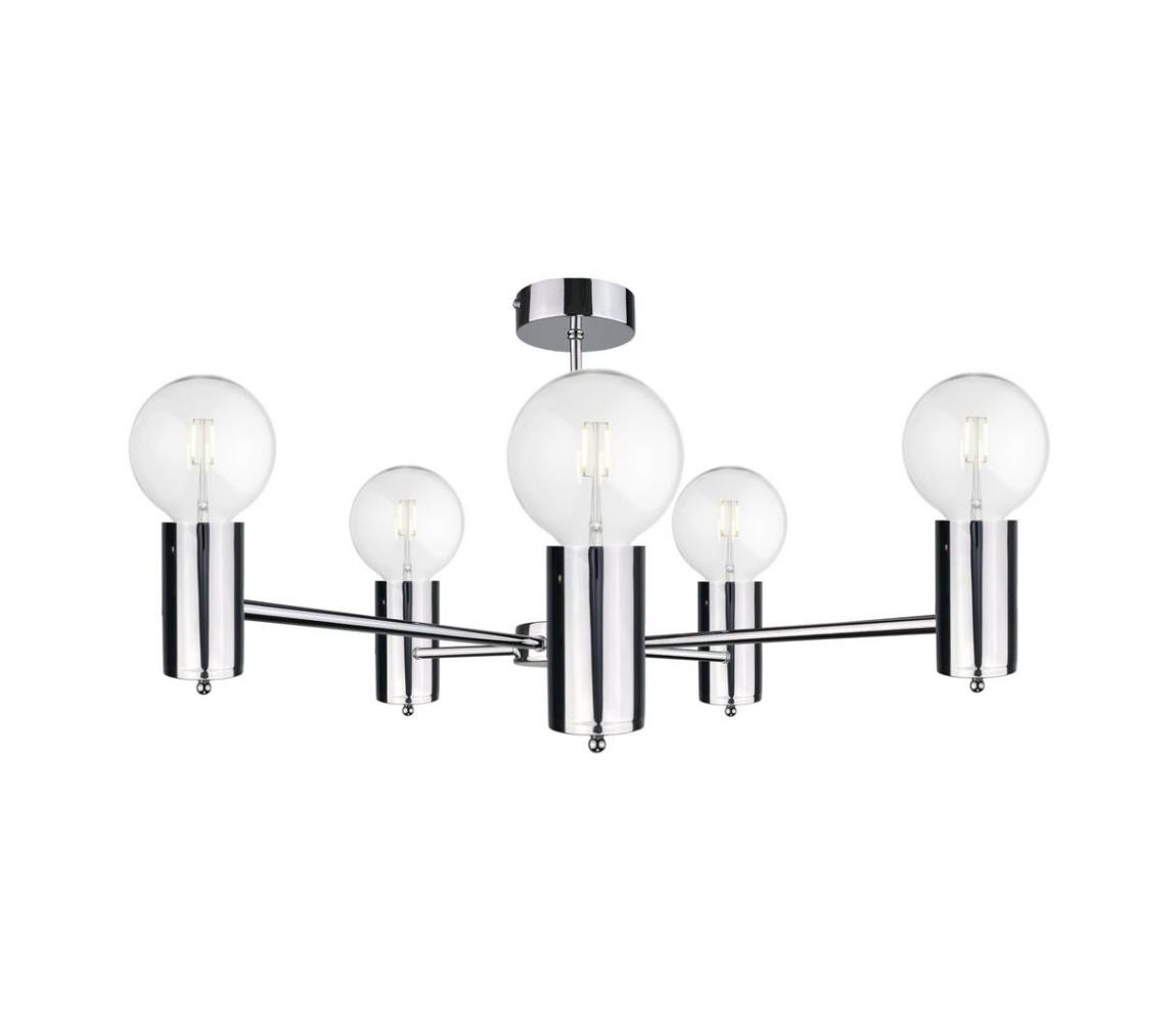 Lustr na tyči ARD 5xE27/60W/230V lesklý chrom