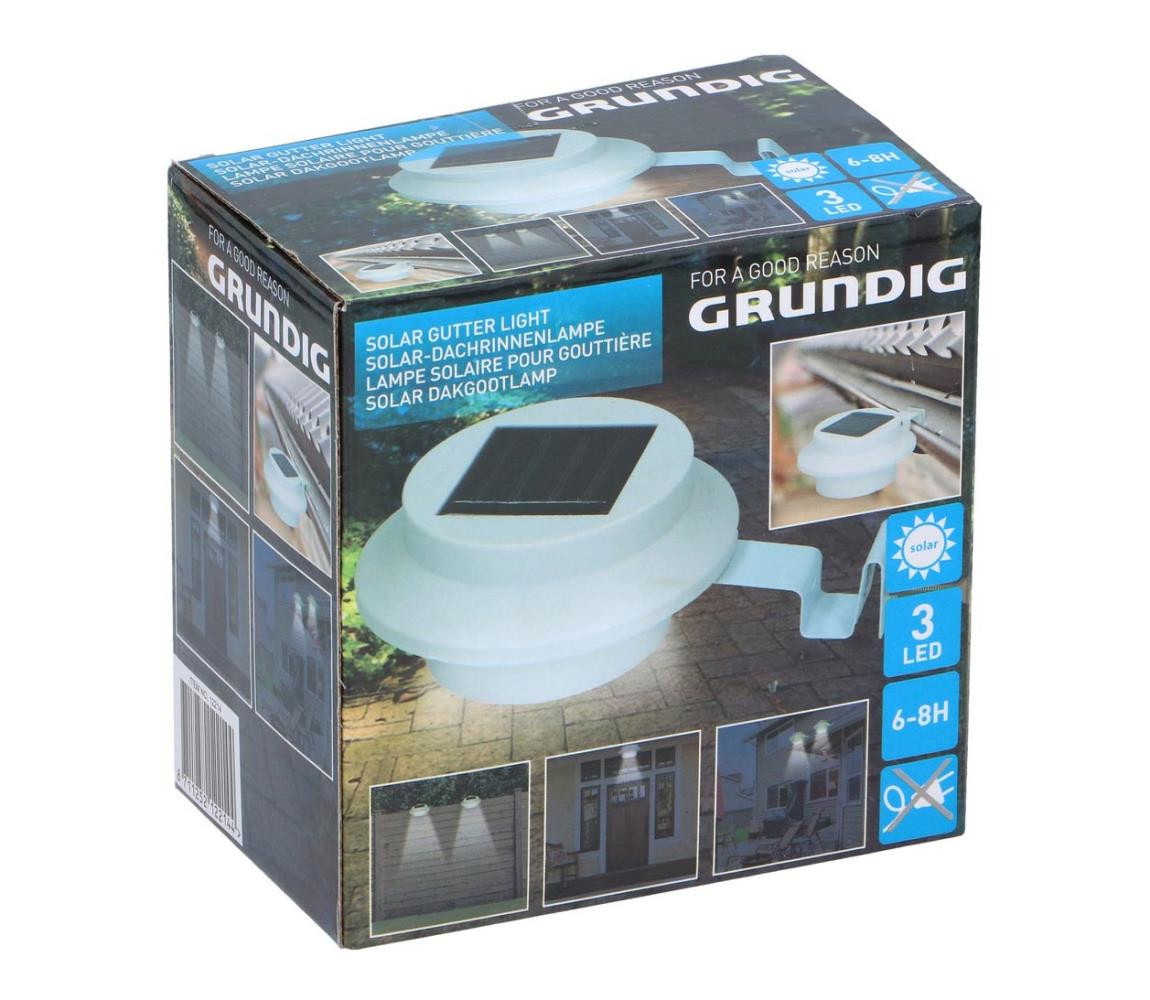 Grundig Grundig - LED Solární svítidlo s držákem 3xLED/1xAA