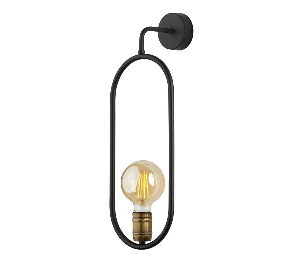 Jupiter Jupiter 1820 - PIKE27 - Nástěnné svítidlo PONTI 1xE14/40W/230V černá