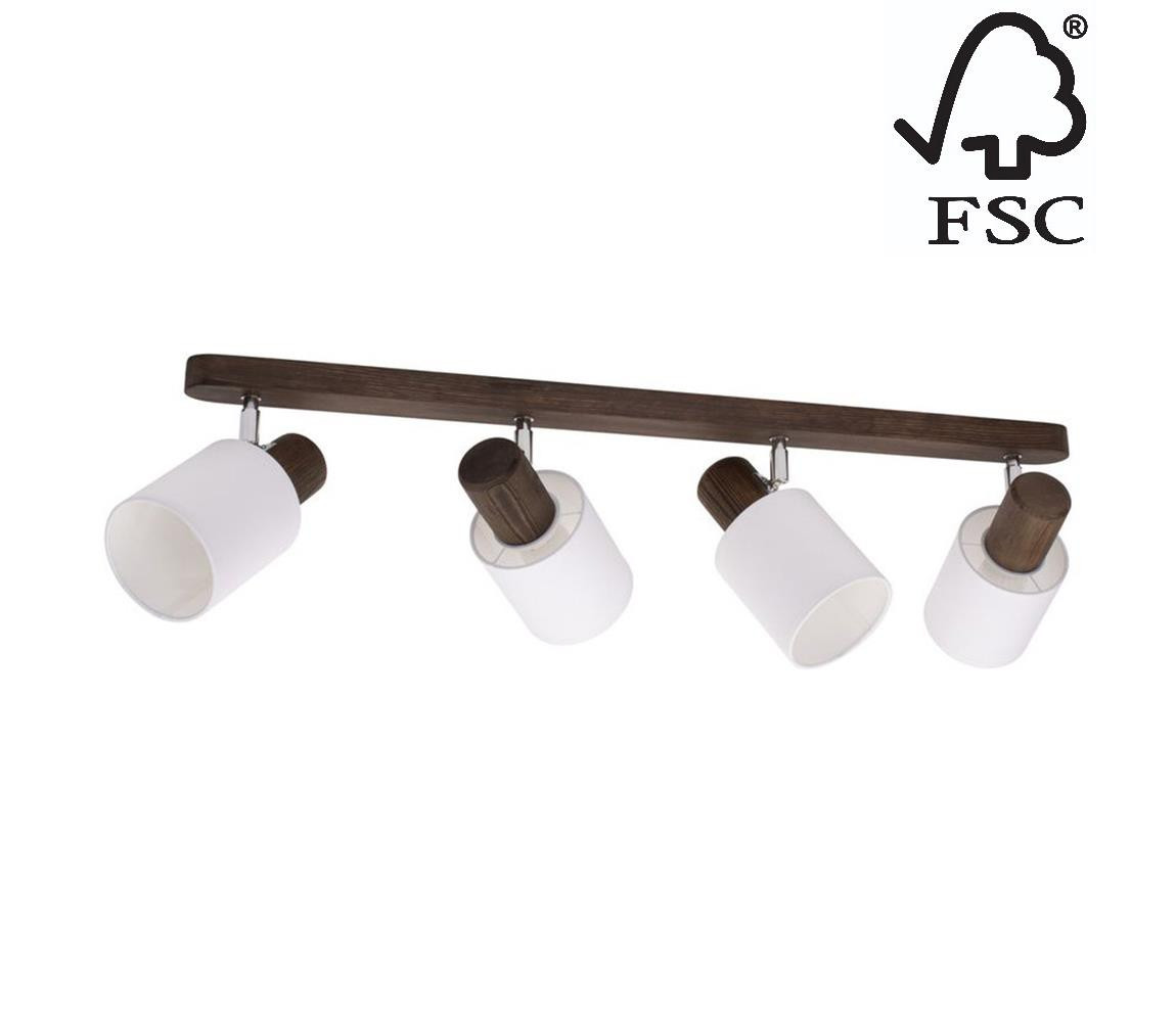 DO2248456 - Stropní bodové svítidlo TRENDY 4xE27/15W/230V borovice