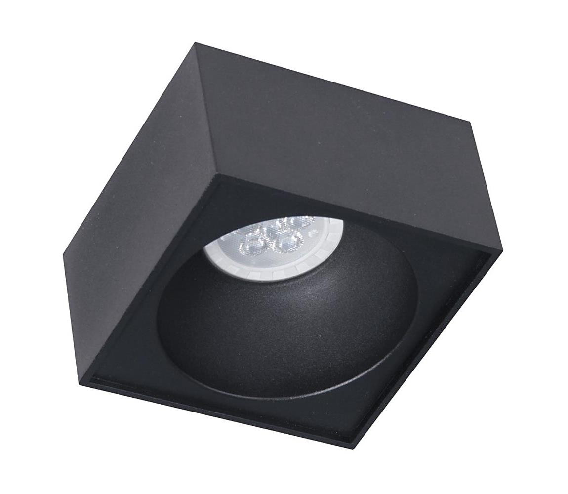 Podhledové bodové svítidlo BALI 1xGU5,3/MR16/25W/12V hranatý černá
