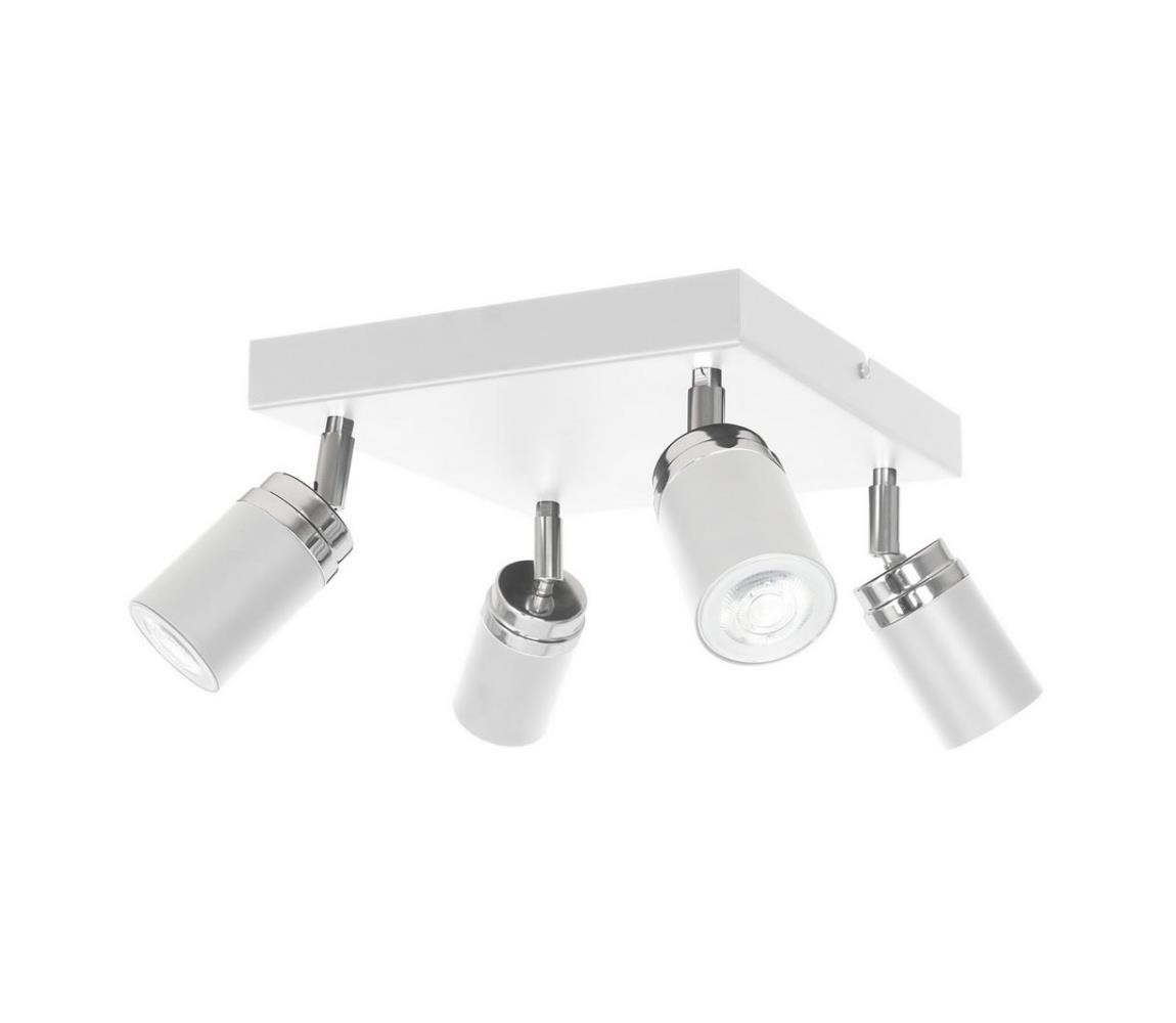 Bodové svítidlo RENO 4xGU10/8W/230V bílá/chrom