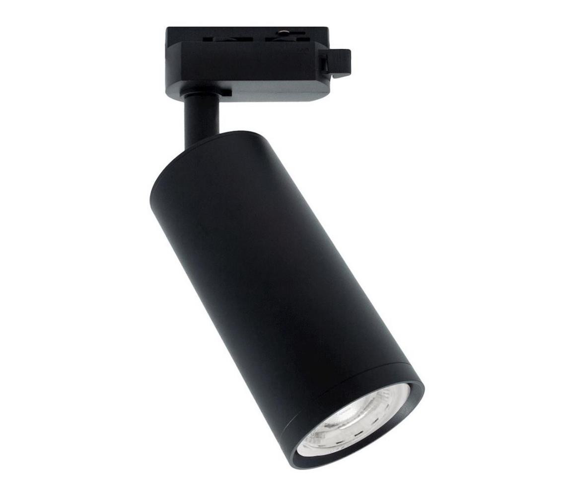 Bodové svítidlo MICA do lištového systému 1xGU10/25W/230V 1-fázové černá