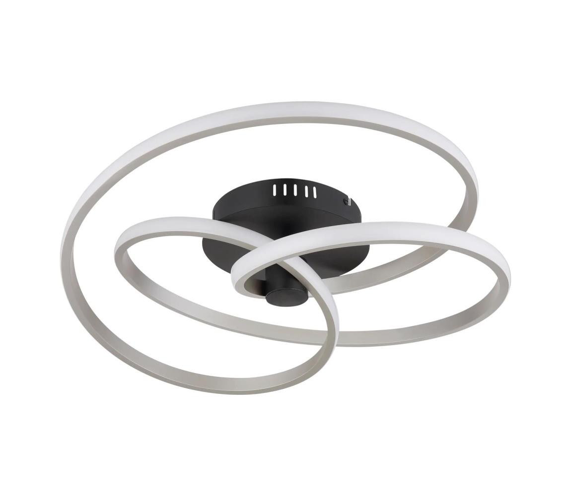 Globo Globo 67183-40N - LED Přisazený lustr GLYXAR LED/40W/230V chrom/černá