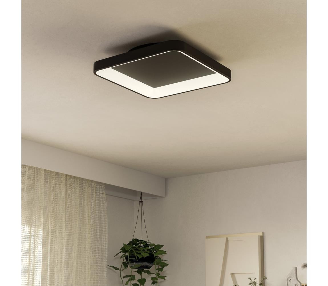 Eglo Eglo 901252 - LED Stmívatené stropní svítidlo LORETELLO LED/12W/230V černá + DO