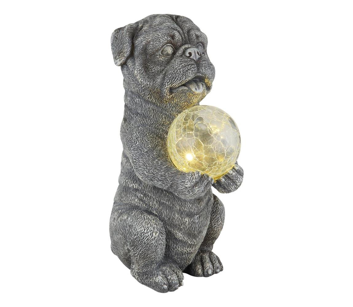 Globo Globo 33889 - LED Solární dekorace LED/0,02W/3V IP44 pes