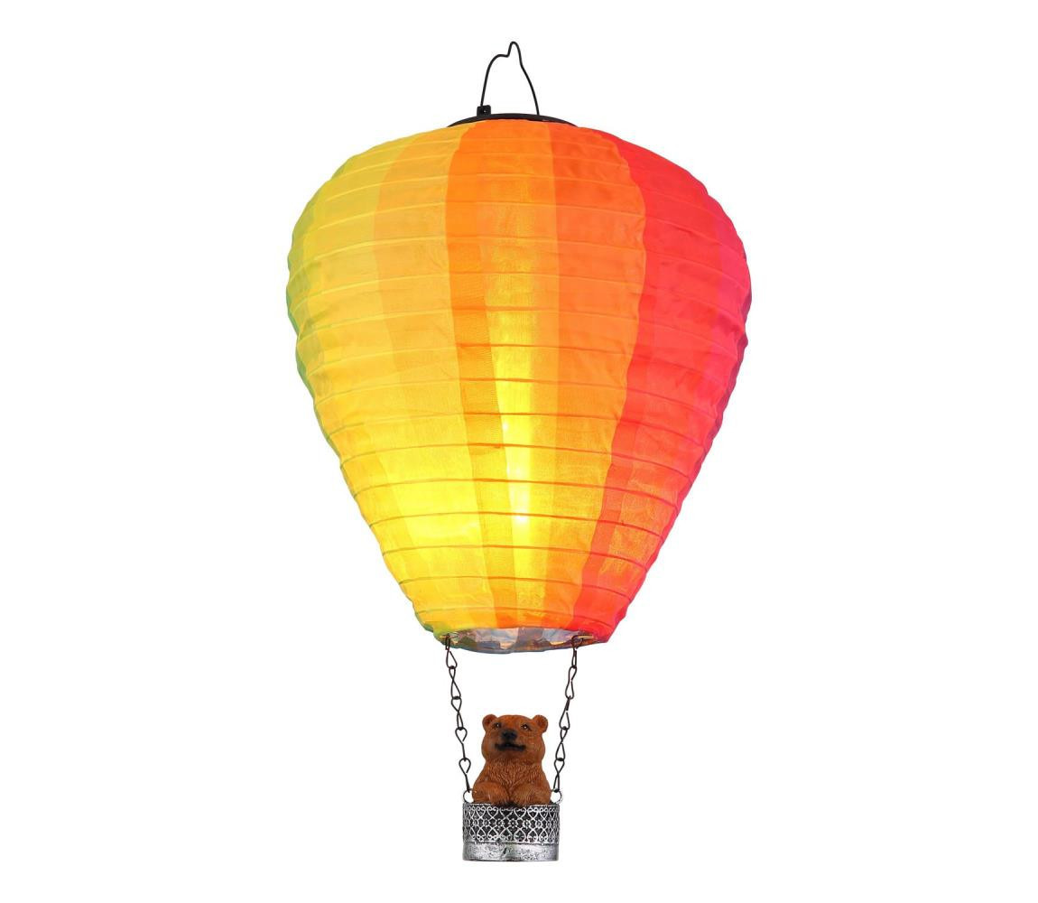 Globo Globo 36138 - LED Závěsná solární dekorace 24xLED/0,06W/3V IP44 létající balón