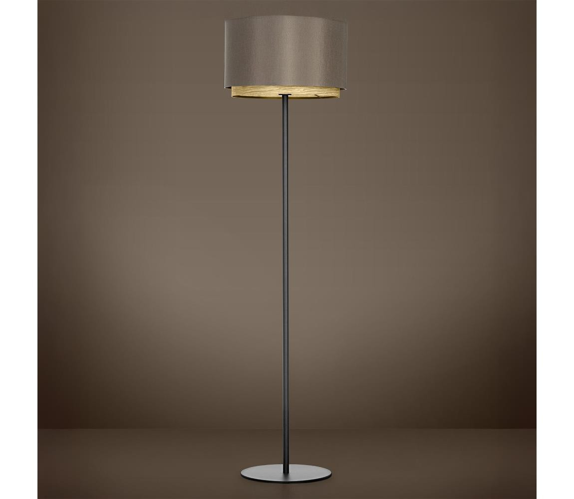 Eglo Eglo 390124 - Stojací lampa MARCHENA 1xE27/40W/230V hnědá