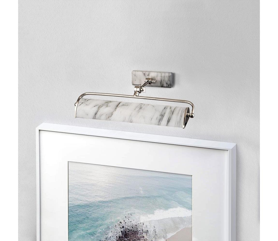 Elstead Elstead WINCHFIELD-PLM-PN-WM -Obrazové svítidlo WINCHFIELD 2xE14/40W/230V mramor