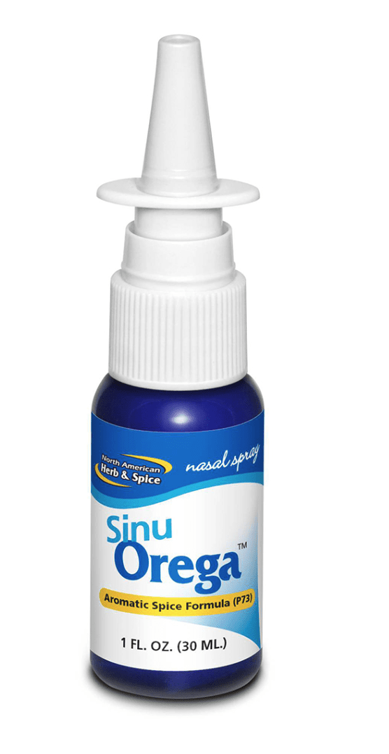 North American Herb & Spice Sinu Orega Nasal Mist, přírodní sprej do nosu, 60 ml