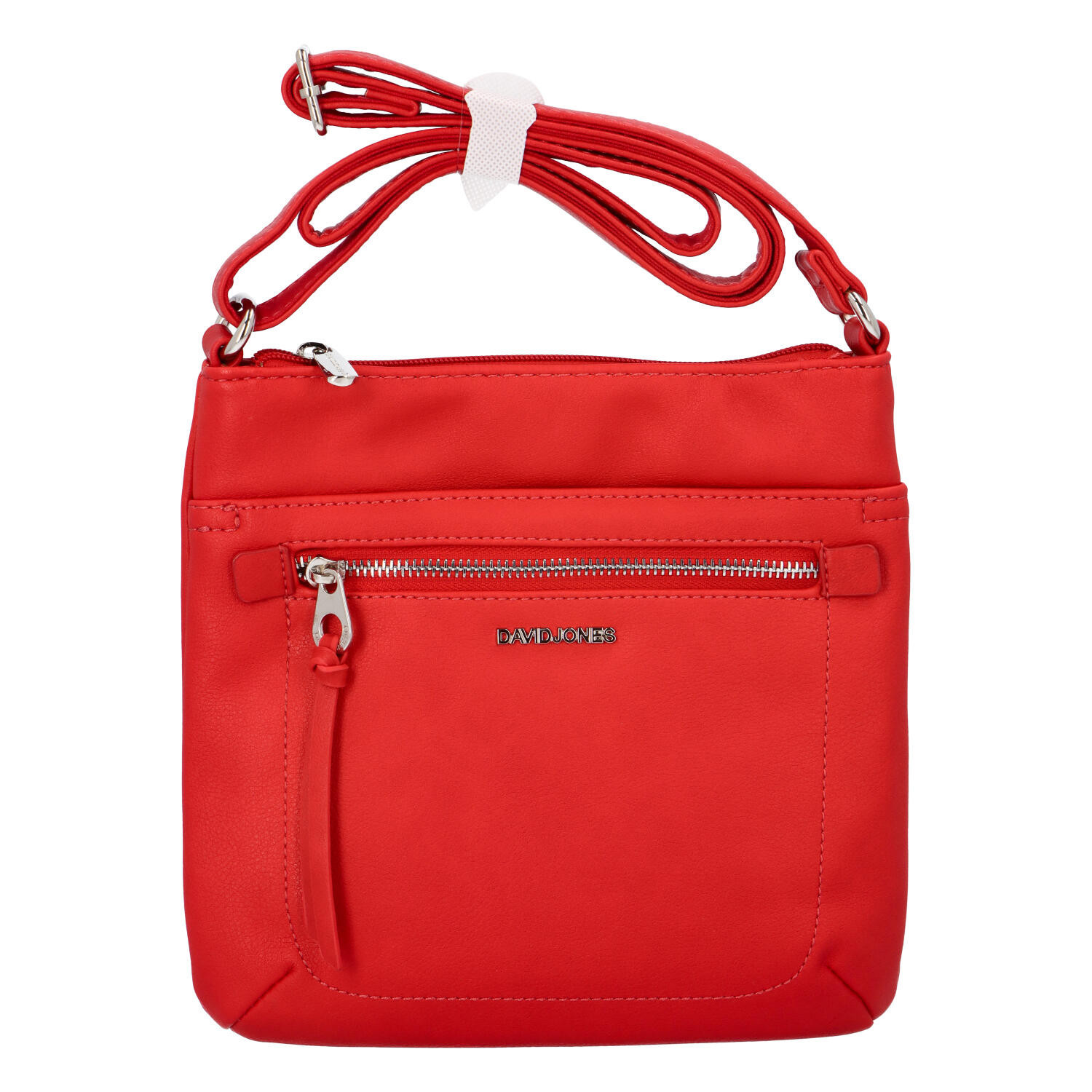 Dámská crossbody kabelka červená - David Jones Eayni červená