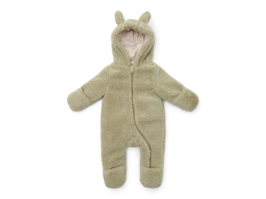 Little Dutch Overal Teddy Soft Green vel. 74/80