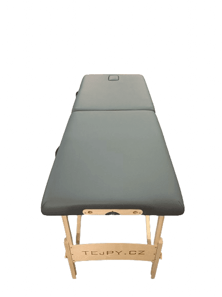 TEJPY.cz Masážní lehátko Luxus s otvorem na hlavu Barva: modrá