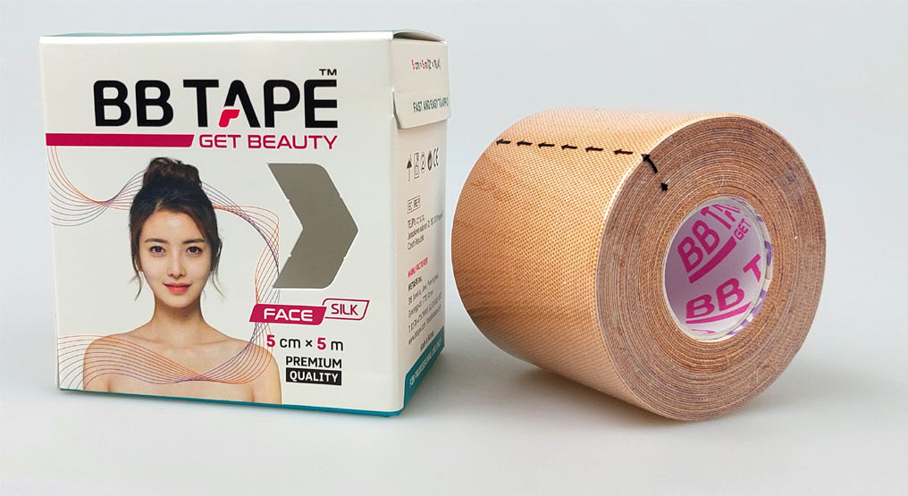 BB Tape Tejp na obličej ICE z umělého hedvábí Barva: tělová