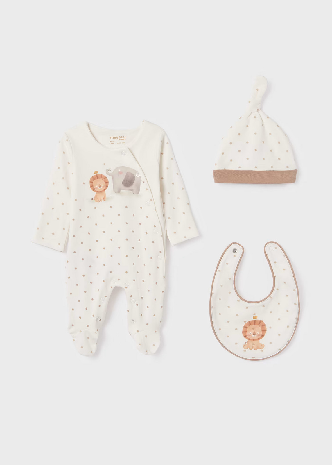 Mayoral 3 dílná kojenecká souprava 9360- 010 Velikost: 55