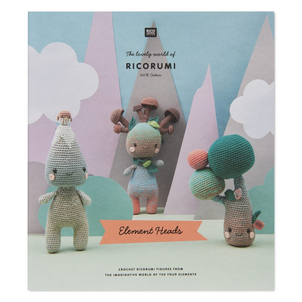 Rico Design Kniha návodů na háčkování Ricorumi Pohádkové bytosti anglická verze - 1 ks