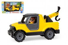 Lena Auto Truckies odtahový vůz/odtahovka plast 22cm s figurkou v krabici 24m+