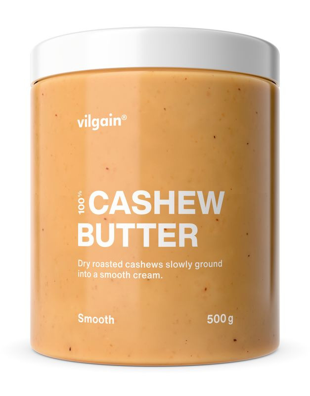 Vilgain 100% Kešu máslo –  3× jemné kešu oříšky 500 g