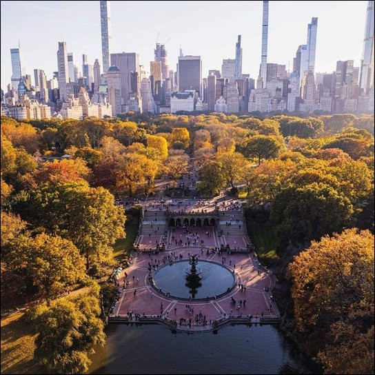 Poznámkový kalendář New York 2026 - nástěnný kalendář