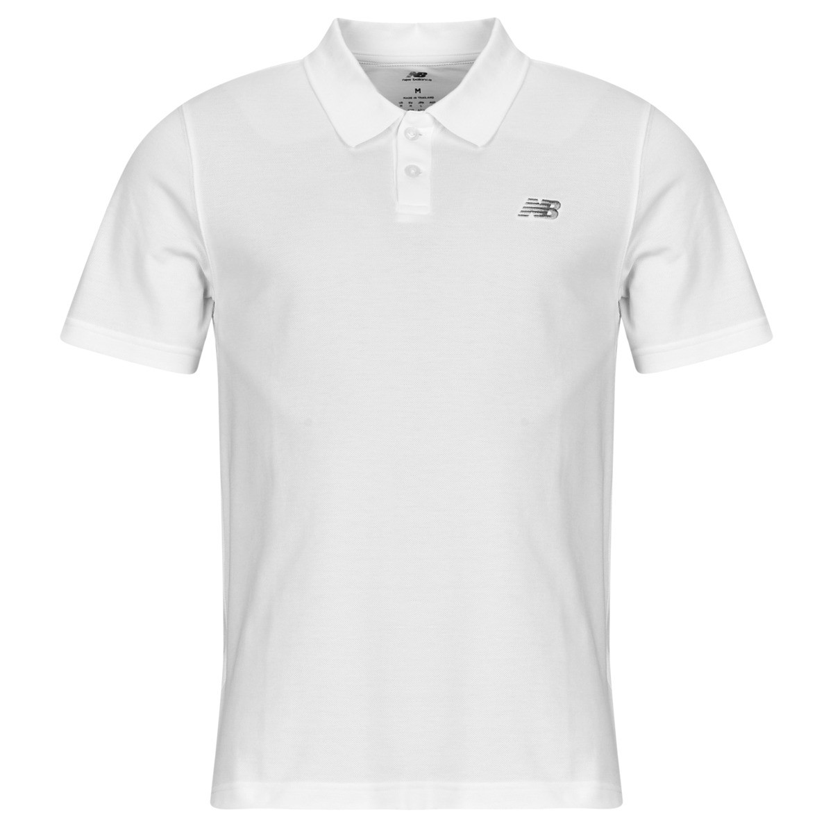 New Balance  COTTON PIQUE POLO  Bílá