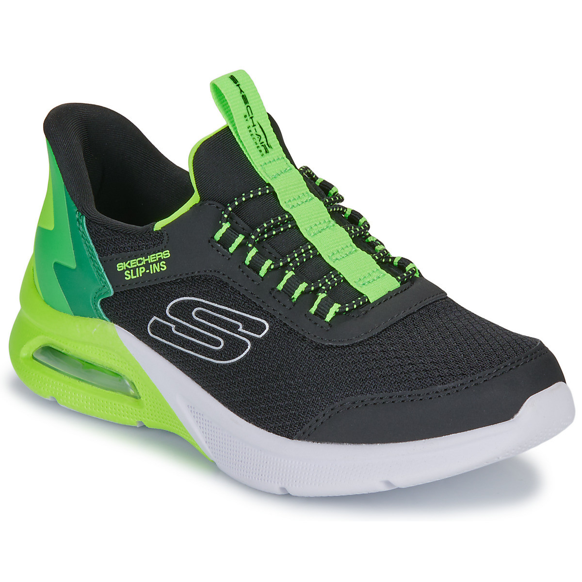 Skechers  SLIP-INS: MICROSPEC MAX - BRISK-STRIPE  Černá