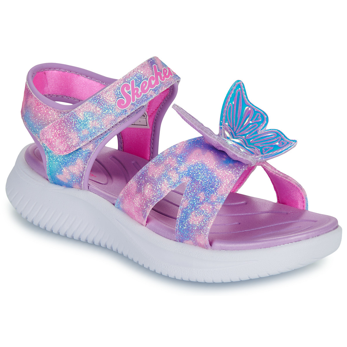 Skechers  SANDALE LUMINEUSE JUMPSTERS BUTTERFLY BRITES  Růžová