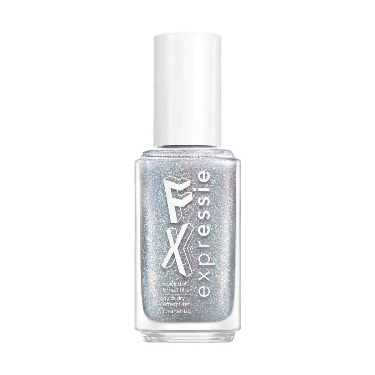 Essie  Nail Polish Expressie - 455 Holo Filter  Šedá