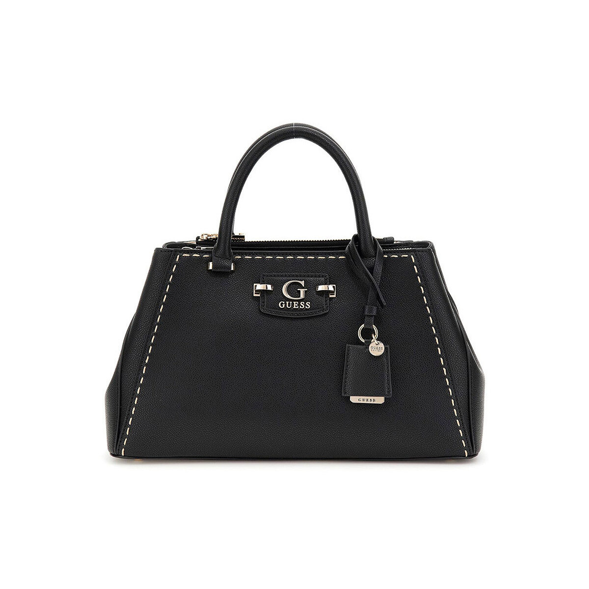 Guess  Nastra Society Satchel  Černá