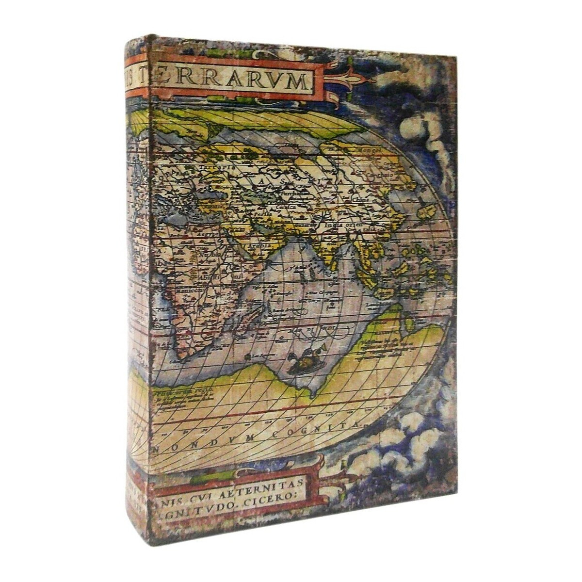 Signes Grimalt  Krabice Na Mapu Světa  Hnědá