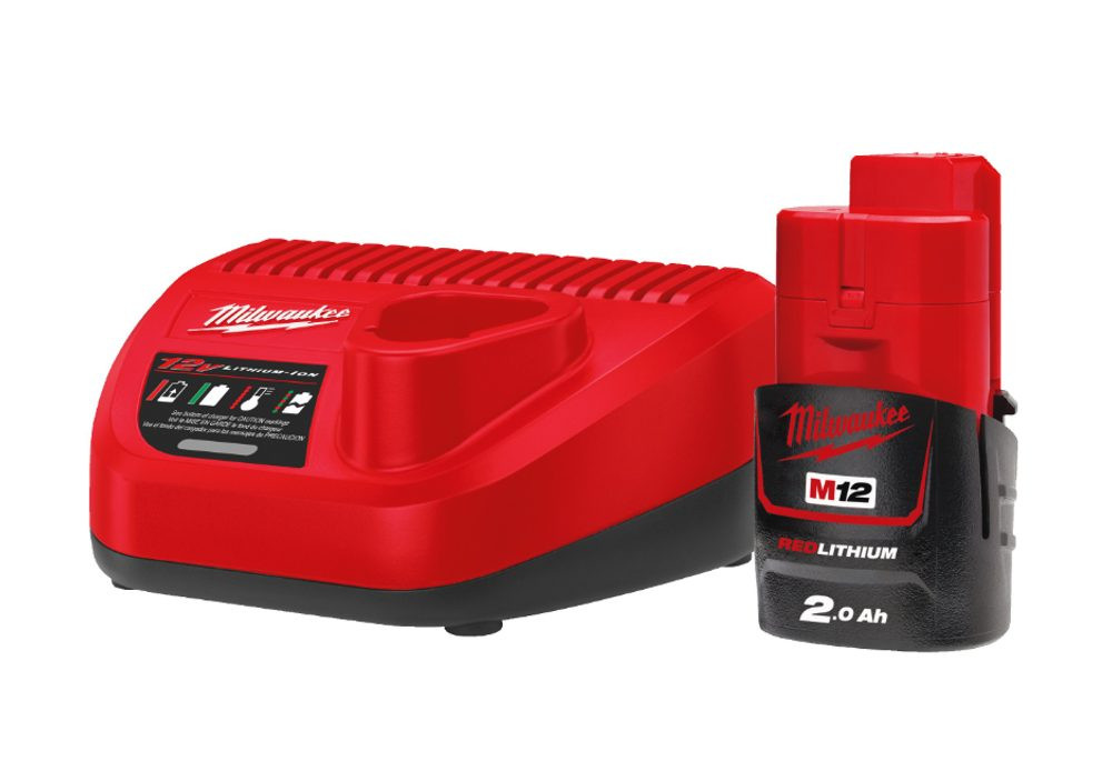 Sada akumulátoru a nabíječky Milwaukee M12 NRG-201 4933451900