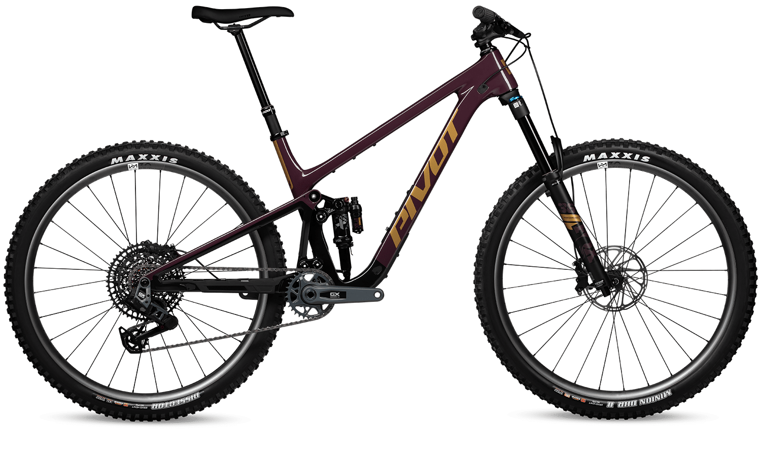Celoodpružené kolo Pivot Trailcat LT Ride GX Eagle Transmission Barva: Doctor Purple, Velikost: XS