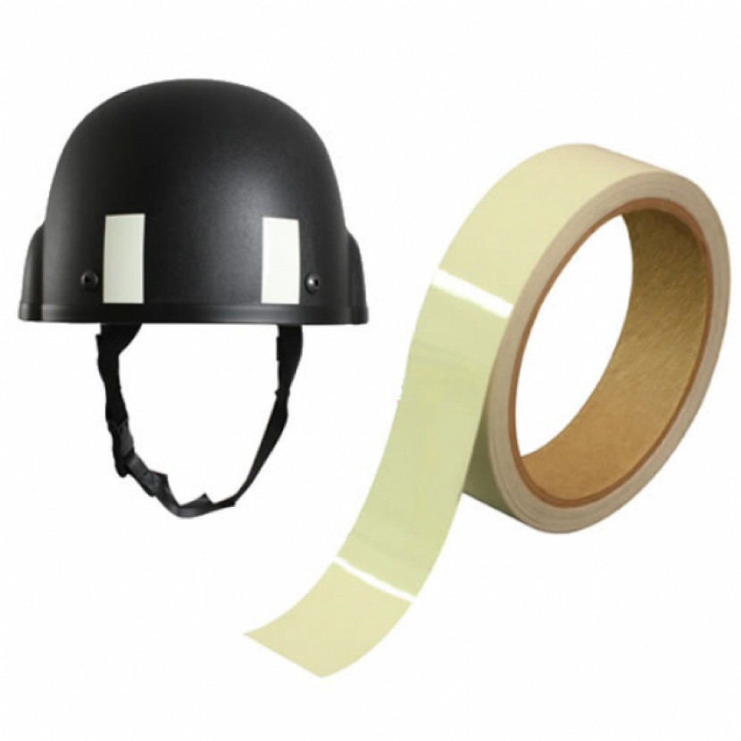 Páska lepící US fosforeskující 2,5 cm x 4,5 m - žlutá