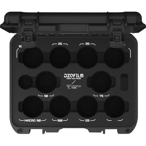 DZOFILM Hard Case pro Vespid Prime 10 Lens Kit (16/21/25/35/40/50/75/100/125/Macro 90)