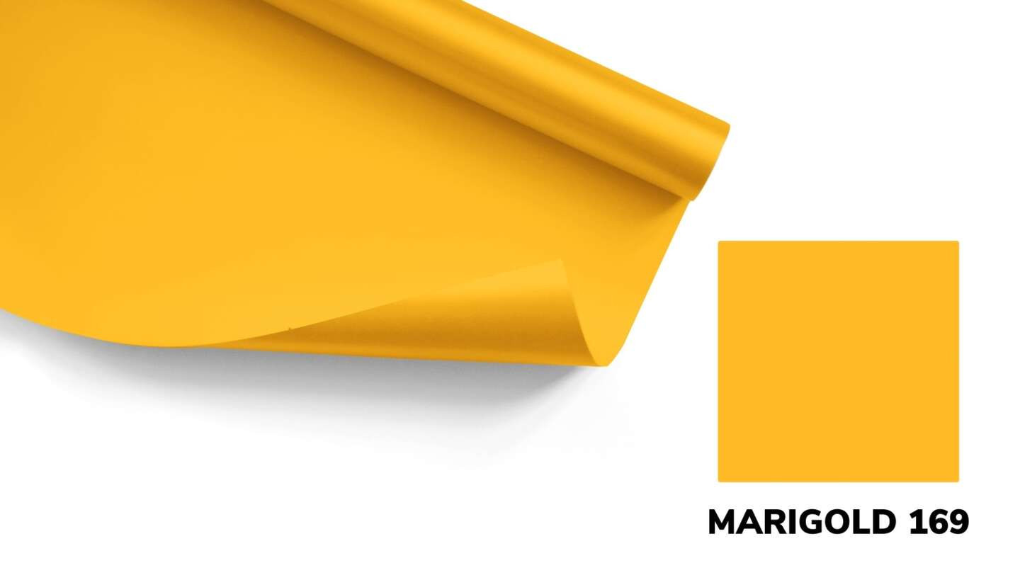 BD Backgrounds papírové pozadí 1,35 x 11 m Marigold