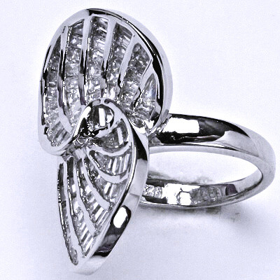 Stříbrný prsten, prsten ze stříbra, syntetický čirý zirkon, váha 8,5 g, vel.57