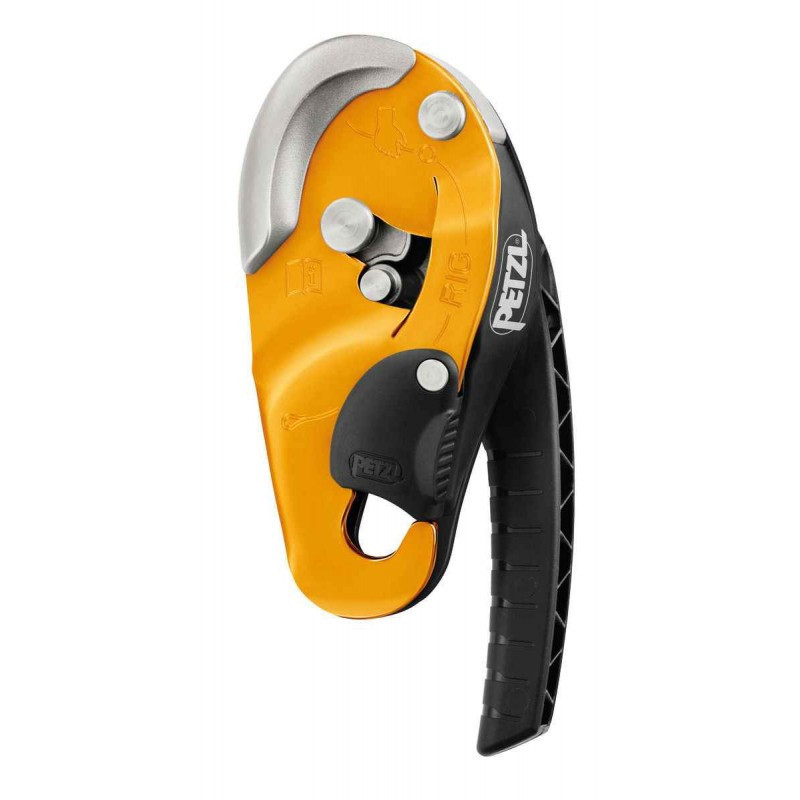 Petzl Samoblokující slaňovací brzda Petzl Rig Oranžová