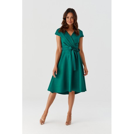 Dámské společenské šaty AMANDA zelené, Velikost 46, Barva Zelená BF 0020002