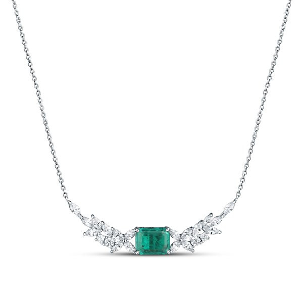 Náhrdelník se syntetickými kameny 176-391-Z003 48