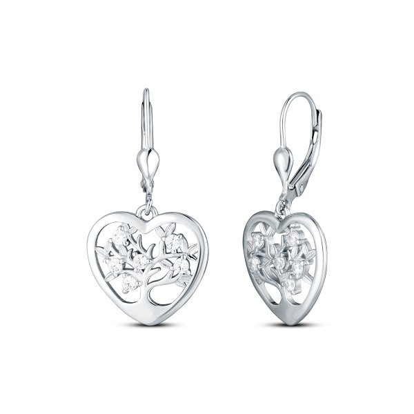 Náušnice se syntetickými kameny 136-927-218600-0000