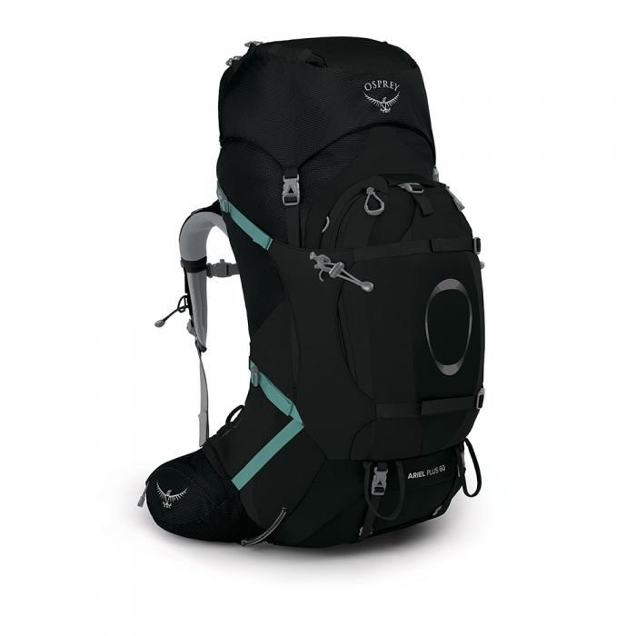 Osprey ARIEL PLUS 60 black Velikost: XS/S 843820109795