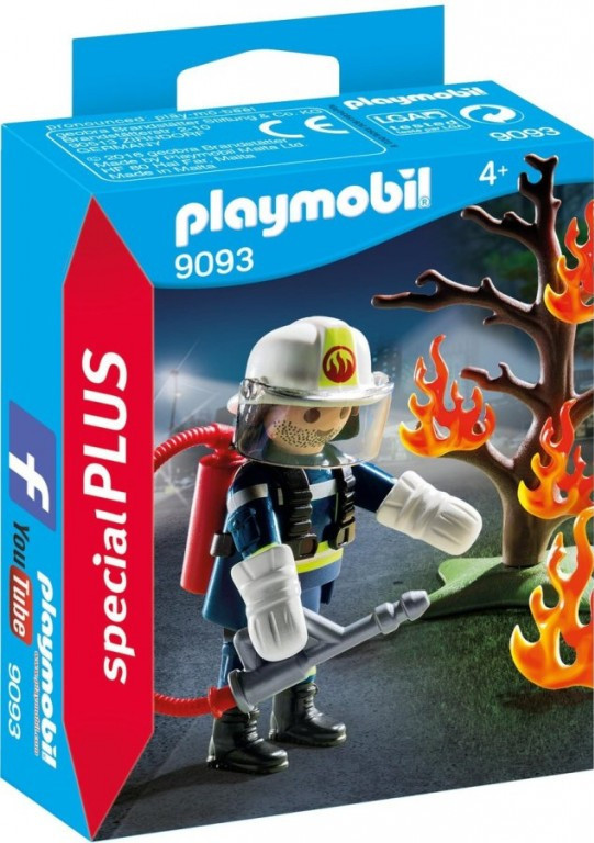 Playmobil Playmobil 9093 Hasič a hořící strom