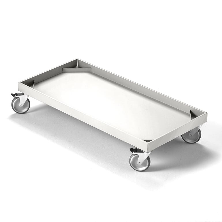 Rám s kolečky pro skříňku SERVE, šířka 950 mm, bílý