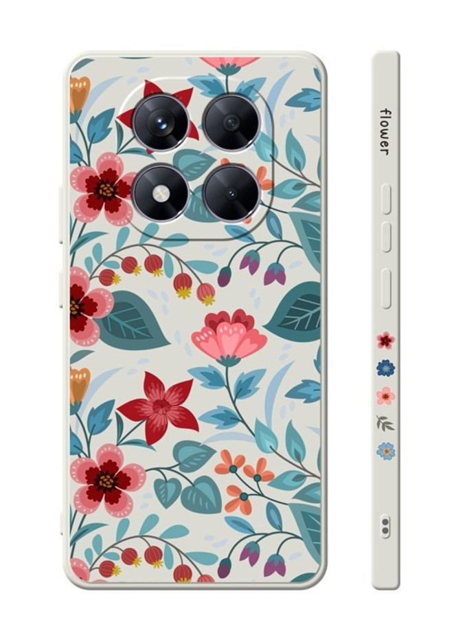 Kryt TopQ Design Xiaomi Redmi Note 14 Pro+ 5G Podzimní kvítí 136994