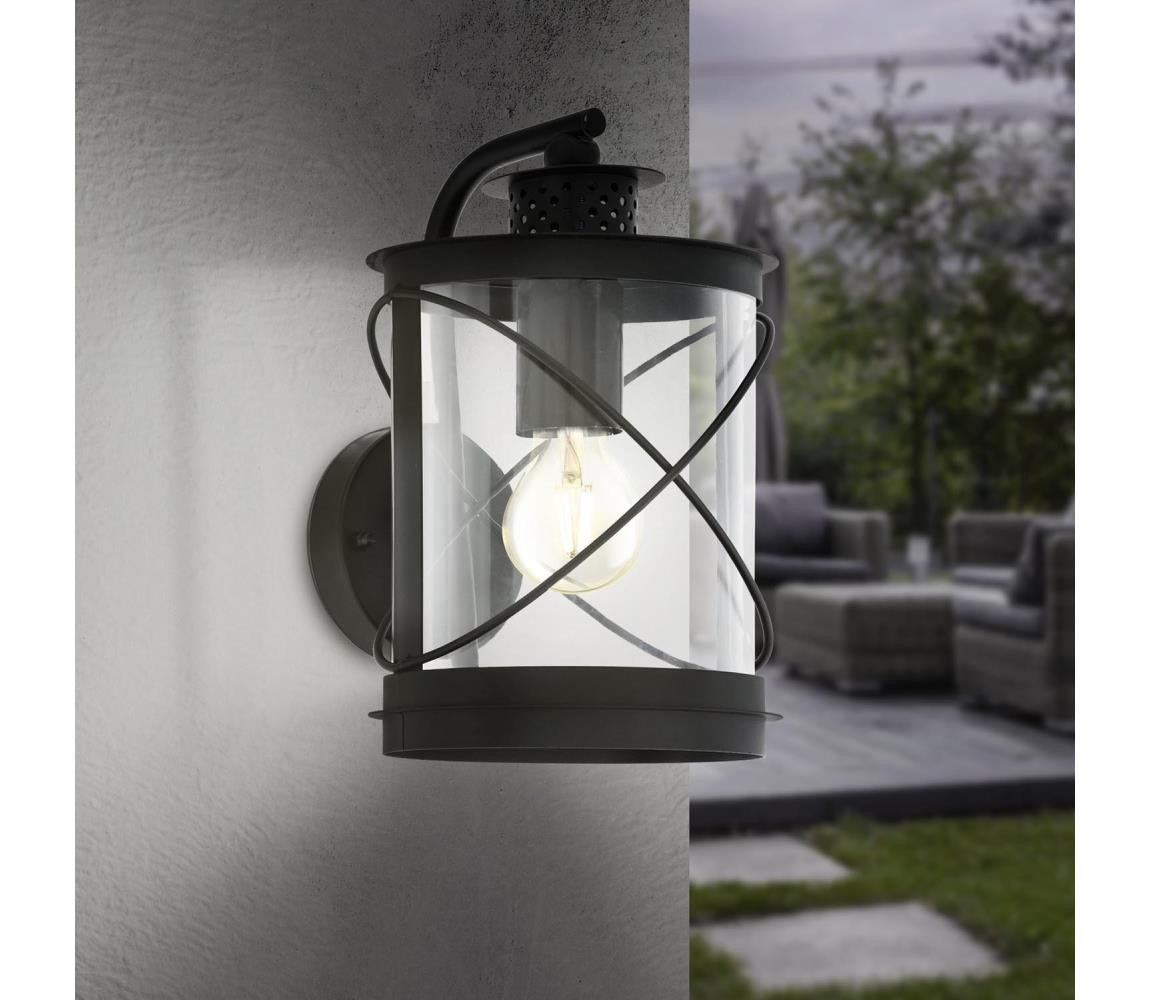 Eglo Eglo 94843 - Venkovní svítidlo HILBURN 1xE27/60W/230V IP44
